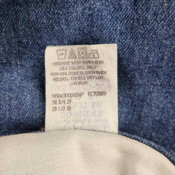 Lee Womens Jeans 10P Denim Blue Slim Fit Low Rise Tapered Leg Stretch Button NEW - Picture 11 of 12